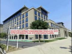 الهيكل الصلب المجهز المشهد من قبل SGS / CE / ISO لـ Q235 ASTM G30 درجة المواد والمتانة الطويلة